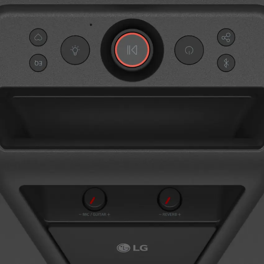 Altavoz Portátil a Batería LG xboom Stage 301 by will.i.am, Woofer 6.5", Potencia 120W, Karaoke, Luces LED, Efectos de DJ, Bluetooth, Negro Altavoz Portátil a Batería LG xboom Stage 301 by will.i.am, Woofer 6.5", Potencia 120W, Karaoke, Luces LED, Efectos de DJ, Bluetooth, Negro