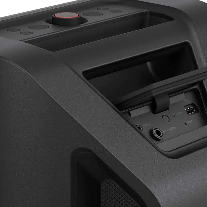 Altavoz Portátil a Batería LG xboom Stage 301 by will.i.am, Woofer 6.5", Potencia 120W, Karaoke, Luces LED, Efectos de DJ, Bluetooth, Negro Altavoz Portátil a Batería LG xboom Stage 301 by will.i.am, Woofer 6.5", Potencia 120W, Karaoke, Luces LED, Efectos de DJ, Bluetooth, Negro