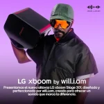 Altavoz Portátil a Batería LG xboom Stage 301 by will.i.am, Woofer 6.5", Potencia 120W, Karaoke, Luces LED, Efectos de DJ, Bluetooth, Negro