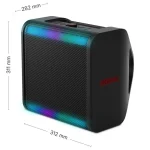 Altavoz Portátil a Batería LG xboom Stage 301 by will.i.am, Woofer 6.5", Potencia 120W, Karaoke, Luces LED, Efectos de DJ, Bluetooth, Negro