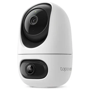 Cámara de Seguridad Wi-Fi TP-Link Tapo C245D, 2K, 3 MP, Doble lente, Pan / Tilt, Visión nocturna, Interior