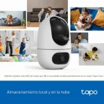 Cámara de Seguridad Wi-Fi TP-Link Tapo C245D, 2K, 3 MP, Doble lente, Pan / Tilt, Visión nocturna, Interior
