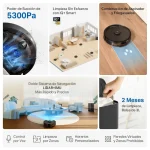 Aspiradora Robot 4 en 1 TP-Link Tapo RV30 Max Plus, Con Trapeador + Base de Autovaciado, WiFi, Mapeo Inteligente