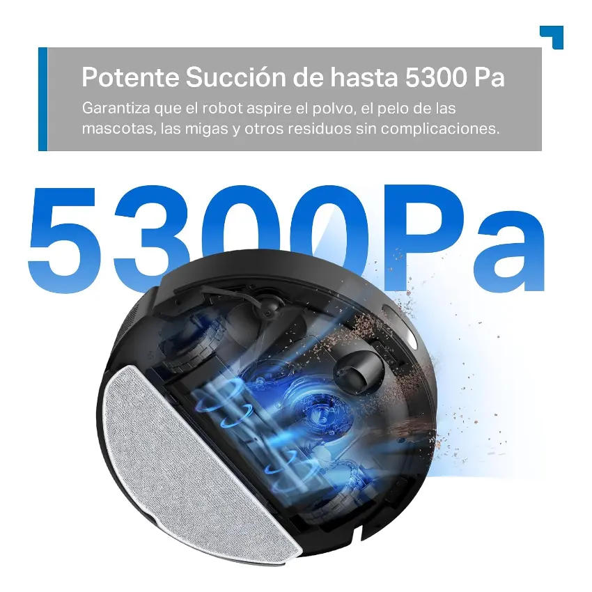 Aspiradora Robot 4 en 1 TP-Link Tapo RV30 Max Plus, Con Trapeador + Base de Autovaciado, WiFi, Mapeo Inteligente Aspiradora Robot 4 en 1 TP-Link Tapo RV30 Max Plus, Con Trapeador + Base de Autovaciado, WiFi, Mapeo Inteligente