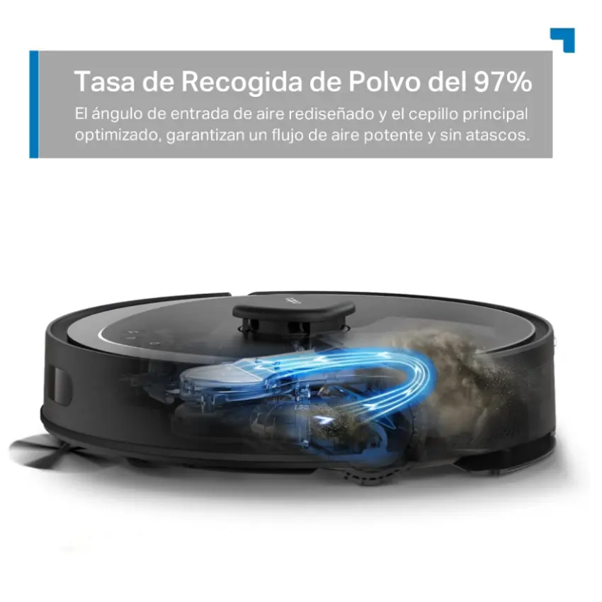 Aspiradora Robot 4 en 1 TP-Link Tapo RV30 Max Plus, Con Trapeador + Base de Autovaciado, WiFi, Mapeo Inteligente Aspiradora Robot 4 en 1 TP-Link Tapo RV30 Max Plus, Con Trapeador + Base de Autovaciado, WiFi, Mapeo Inteligente