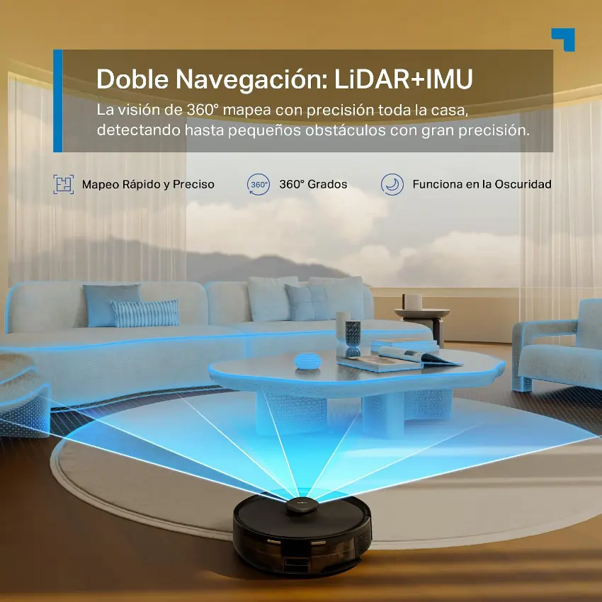 Aspiradora Robot 4 en 1 TP-Link Tapo RV30 Max Plus, Con Trapeador + Base de Autovaciado, WiFi, Mapeo Inteligente Aspiradora Robot 4 en 1 TP-Link Tapo RV30 Max Plus, Con Trapeador + Base de Autovaciado, WiFi, Mapeo Inteligente