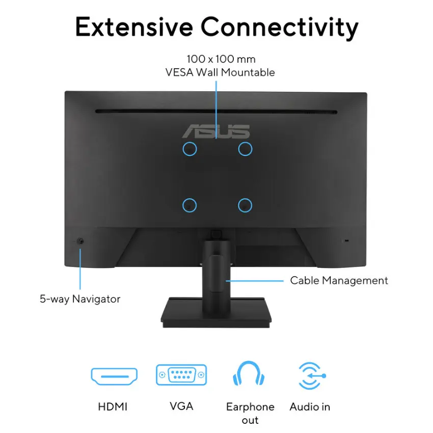Monitor Gamer ASUS VA249HG, 23.8", 120Hz, IPS, 1920x1080, 1ms, HDMI, VGA, Adaptive Sync Monitor Gamer ASUS VA249HG, 23.8", 120Hz, IPS, 1920x1080, 1ms, HDMI, VGA, Adaptive Sync