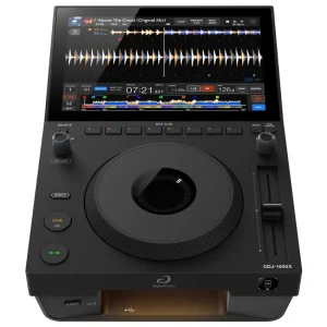 Reproductor Profesional Compacto AlphaTheta CDJ-1500X de Alta Resolución con Pantalla Táctil (Negro)