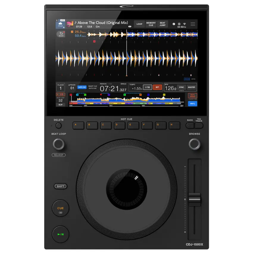 Reproductor Profesional Compacto AlphaTheta CDJ-1500X de Alta Resolución con Pantalla Táctil (Negro) Reproductor Profesional Compacto AlphaTheta CDJ-1500X de Alta Resolución con Pantalla Táctil (Negro)