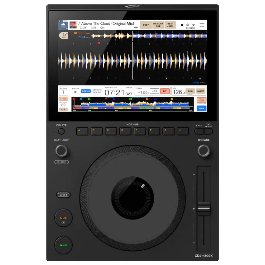Reproductor Profesional Compacto AlphaTheta CDJ-1500X de Alta Resolución con Pantalla Táctil (Negro) Reproductor Profesional Compacto AlphaTheta CDJ-1500X de Alta Resolución con Pantalla Táctil (Negro)