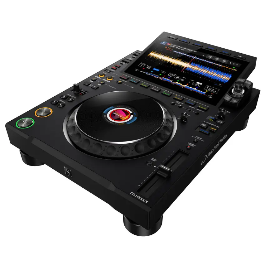 Reproductor Profesional AlphaTheta CDJ-3000X de Alto Rendimiento con Pantalla Táctil (Negro) Reproductor Profesional AlphaTheta CDJ-3000X de Alto Rendimiento con Pantalla Táctil (Negro)