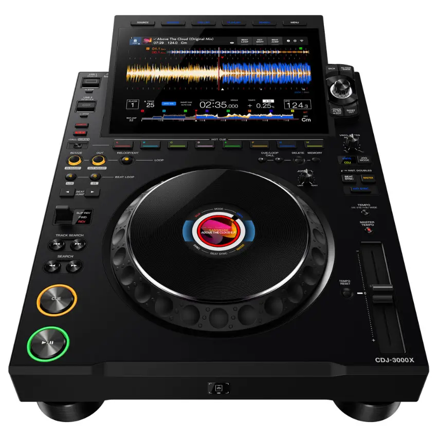 Reproductor Profesional AlphaTheta CDJ-3000X de Alto Rendimiento con Pantalla Táctil (Negro) Reproductor Profesional AlphaTheta CDJ-3000X de Alto Rendimiento con Pantalla Táctil (Negro)