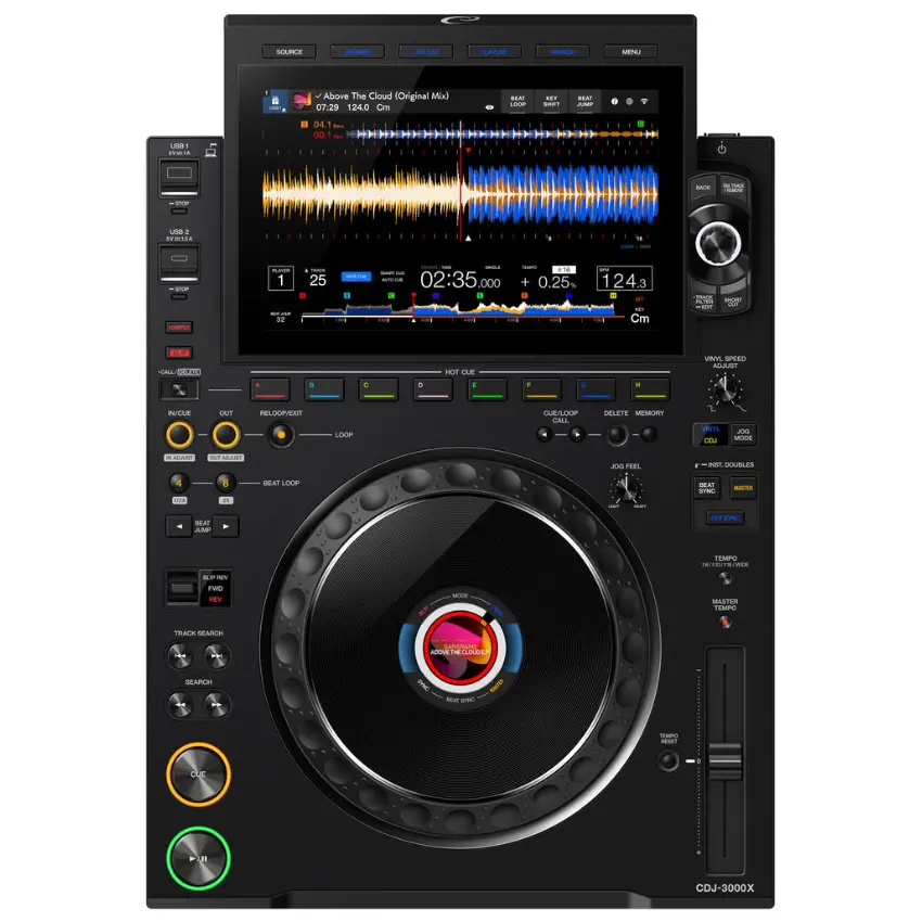 Reproductor Profesional AlphaTheta CDJ-3000X de Alto Rendimiento con Pantalla Táctil (Negro) Reproductor Profesional AlphaTheta CDJ-3000X de Alto Rendimiento con Pantalla Táctil (Negro)