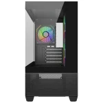 Gabinete Cooler Master Elite 490, Micro-ATX, Sin Fuente, 2 Vidrios Templados, 3 Fan 12 cm ARGB, Negro