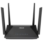 Router Wi-Fi ASUS RT-AX52, AX1800, Doble banda, Negro