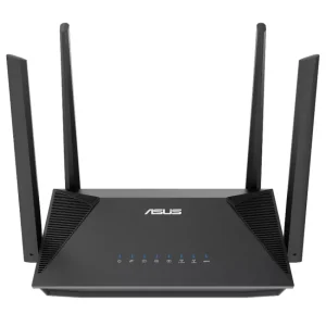 Router Wi-Fi ASUS RT-AX52, AX1800, Doble banda, Negro