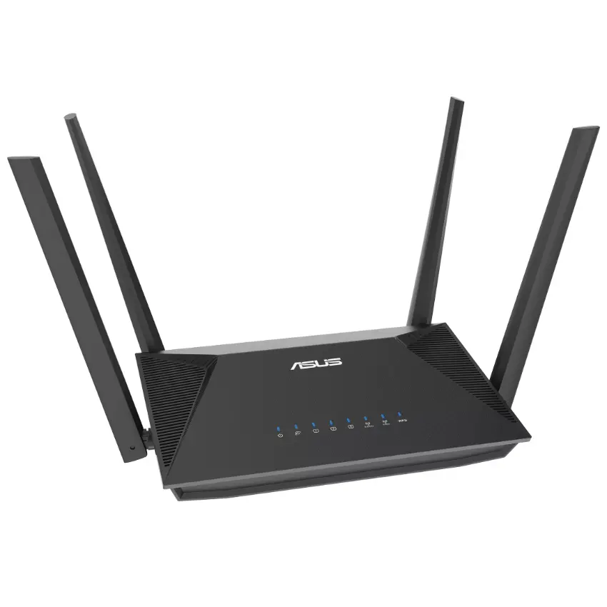 Router Wi-Fi ASUS RT-AX52, AX1800, Doble banda, Negro Router Wi-Fi ASUS RT-AX52, AX1800, Doble banda, Negro