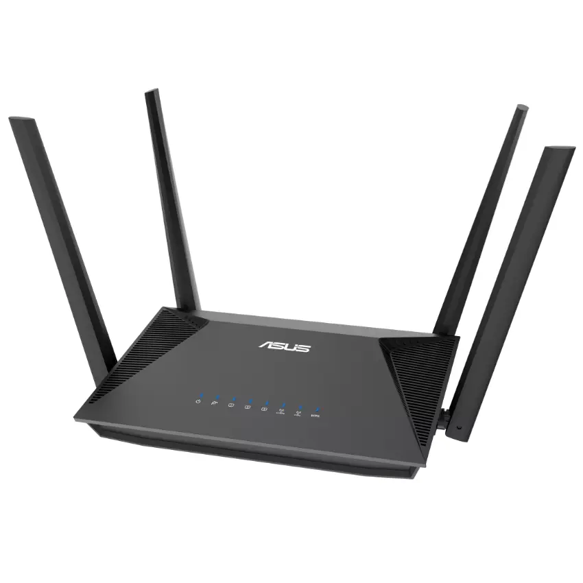 Router Wi-Fi ASUS RT-AX52, AX1800, Doble banda, Negro Router Wi-Fi ASUS RT-AX52, AX1800, Doble banda, Negro