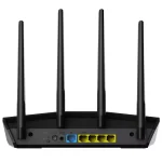 Router Wi-Fi ASUS RT-AX57, AX3000, Doble banda, Negro