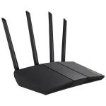 Router Wi-Fi ASUS RT-AX57, AX3000, Doble banda, Negro