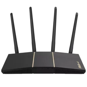 Router Wi-Fi ASUS RT-AX57, AX3000, Doble banda, Negro