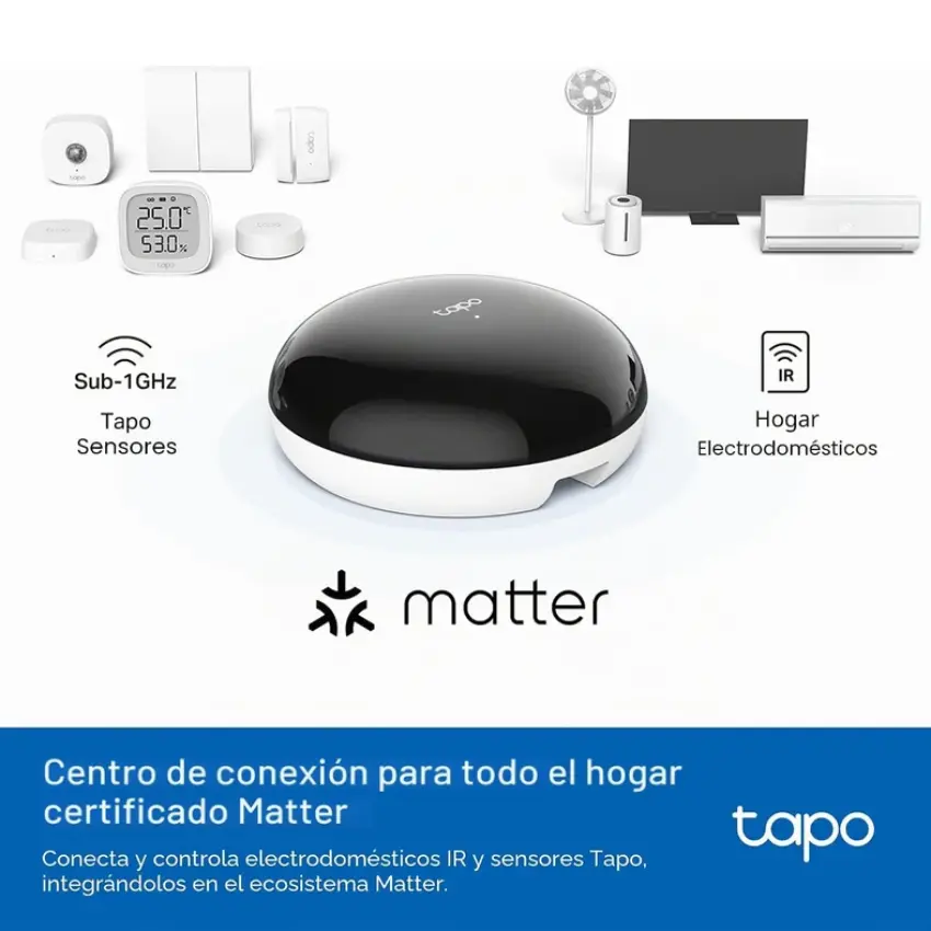 Concentrador Inteligente de IoT e Infrarrojos TP-Link Tapo H110 Concentrador Inteligente de IoT e Infrarrojos TP-Link Tapo H110